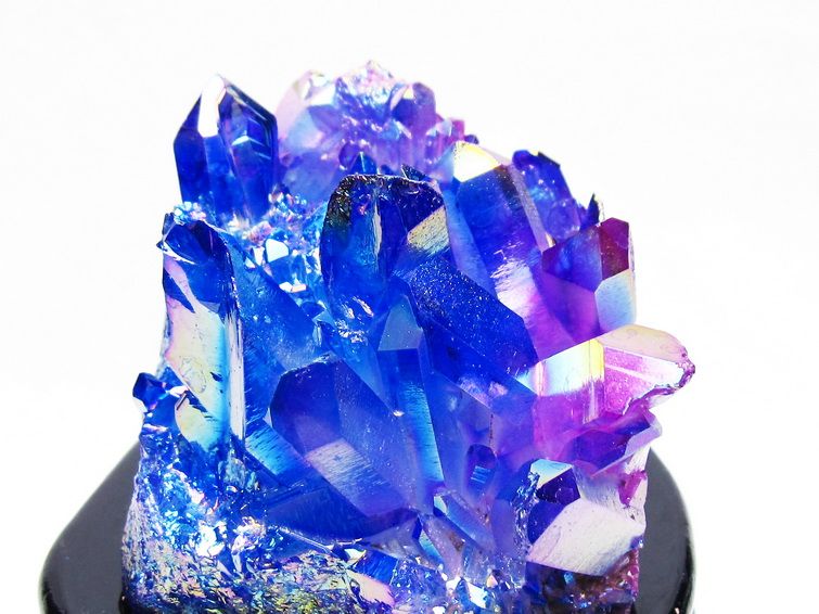 オーラ水晶 オーラクリスタル クラスター (レインボー)[T802-6190] 2枚目