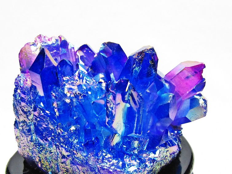 オーラ水晶 オーラクリスタル クラスター (レインボー)[T802-6190] 3枚目