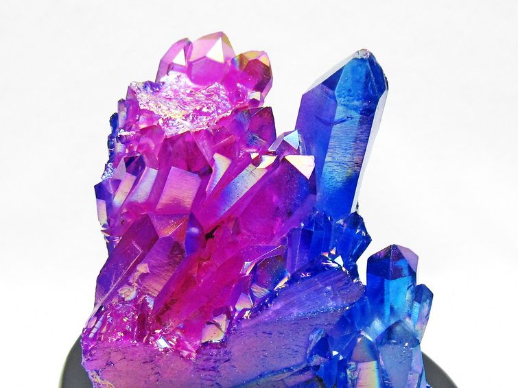 オーラ水晶 オーラクリスタル クラスター (レインボー) [t802-6191] 3枚目
