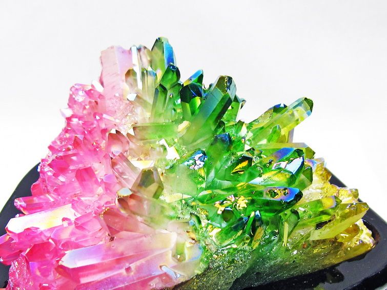 オーラ水晶 オーラクリスタル クラスター (レインボー)[T802-6195] 3枚目