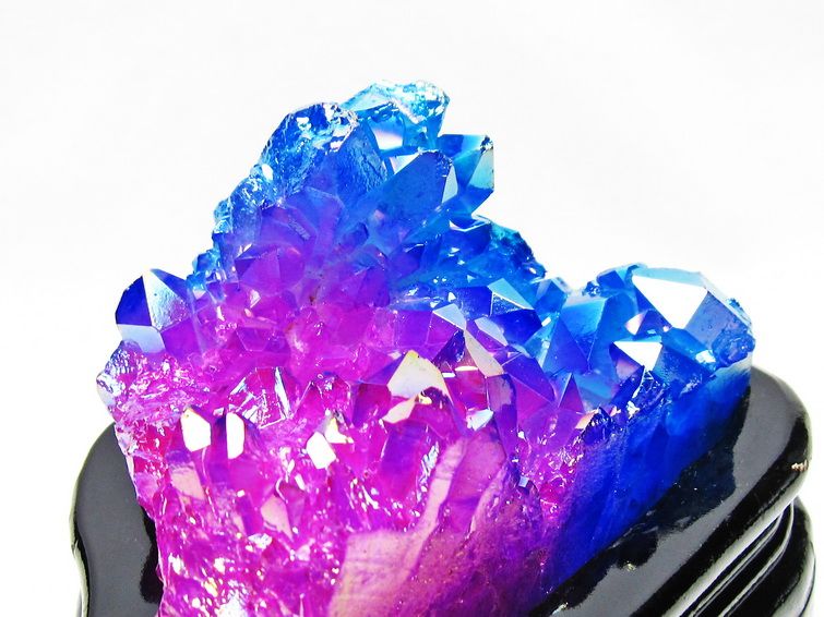 オーラ水晶 オーラクリスタル クラスター (レインボー)[T802-6205] 3枚目