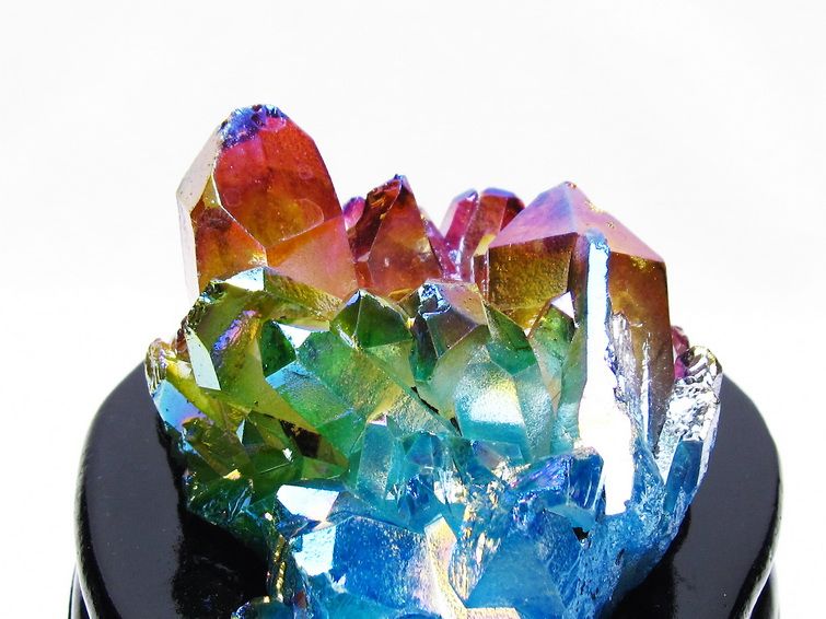 オーラ水晶 オーラクリスタル クラスター (レインボー) [t802-6220] 2枚目