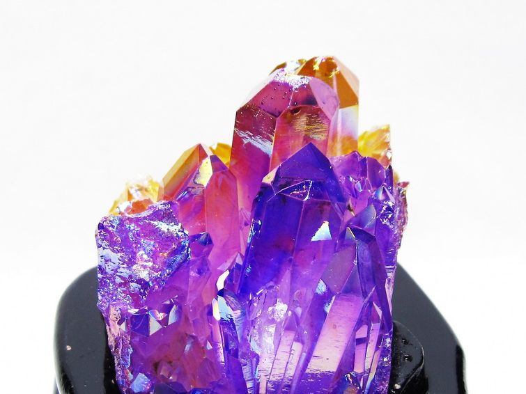 オーラ水晶 オーラクリスタル クラスター (レインボー)[T802-6223] 3枚目