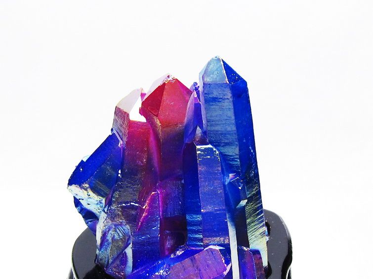 1.5Kg オーラ水晶 オーラクリスタル クラスター (レインボー)[T802-6239] 3枚目
