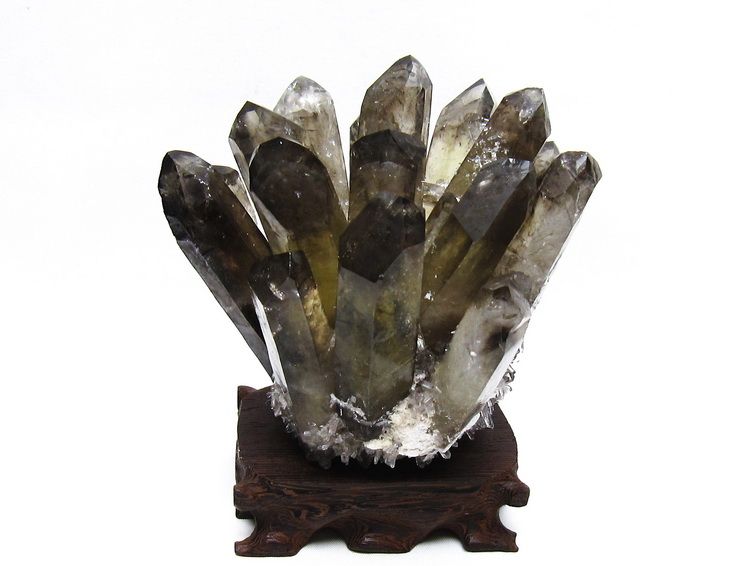 黒水晶 ブラッククォーツ クラスター [t802-6243] 1枚目