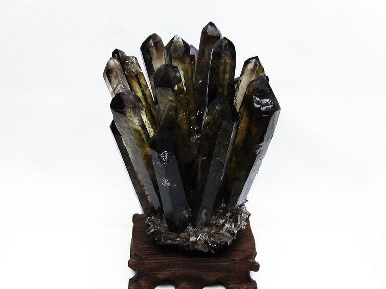 黒水晶 ブラッククォーツ クラスター [t802-6251] 1枚目