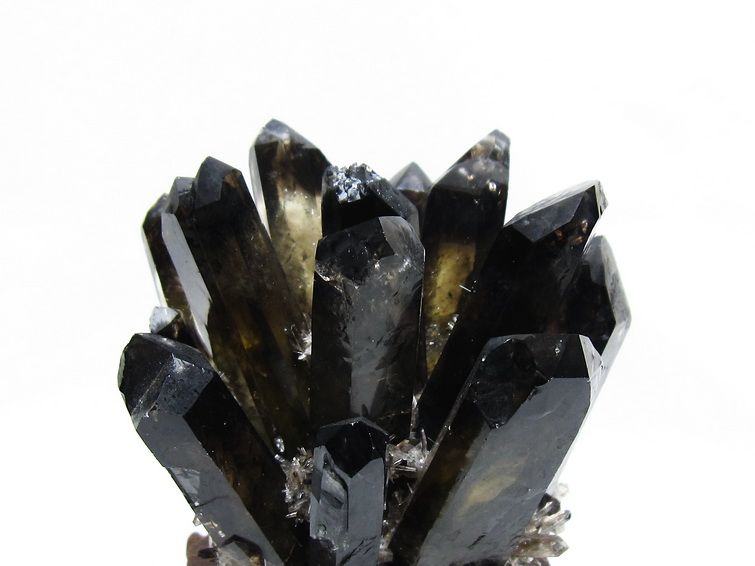 黒水晶 ブラッククォーツ クラスター [t802-6259]