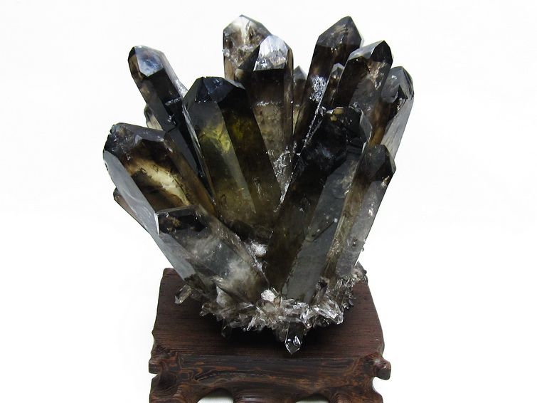 黒水晶 ブラッククォーツ クラスター [t802-6270] 1枚目