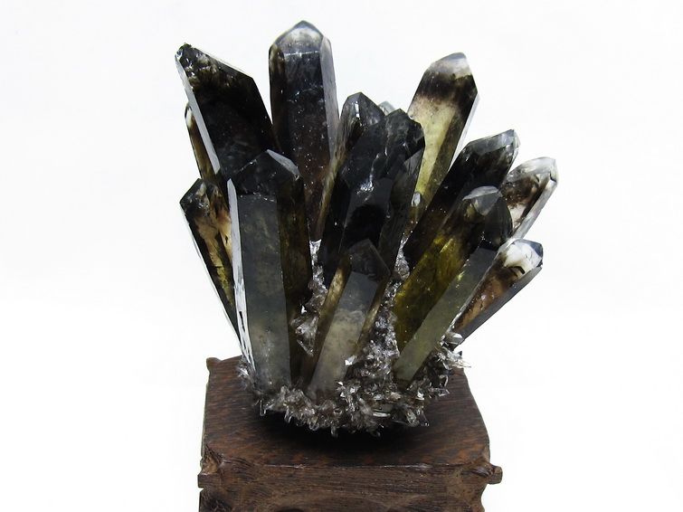 黒水晶 ブラッククォーツ クラスター [t802-6273] 1枚目