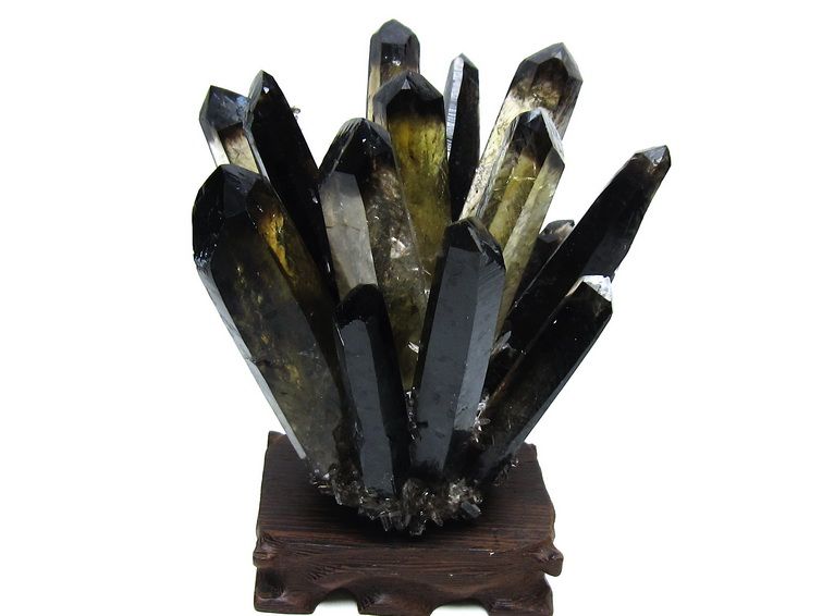 黒水晶 ブラッククォーツ クラスター [t802-6279] 1枚目