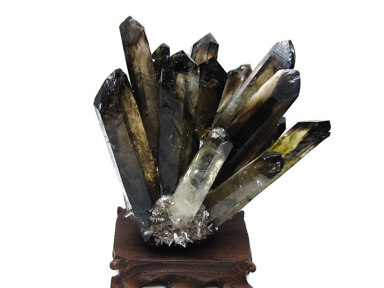 黒水晶 ブラッククォーツ クラスター [t802-6281] 1枚目