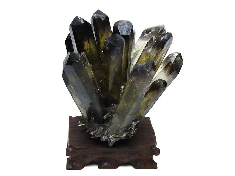 黒水晶 ブラッククォーツ クラスター [t802-6283] 1枚目