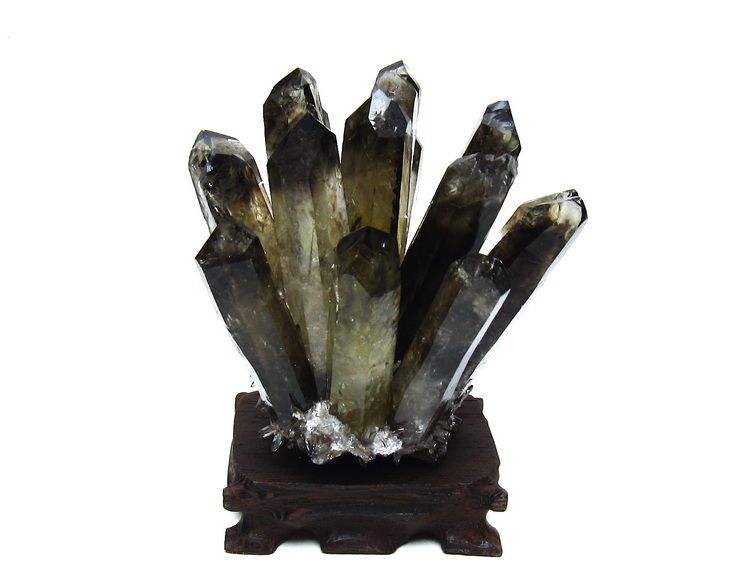 黒水晶 ブラッククォーツ クラスター [t802-6286] 1枚目