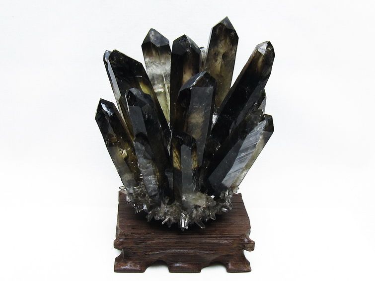 黒水晶 ブラッククォーツ クラスター [t802-6287] 1枚目