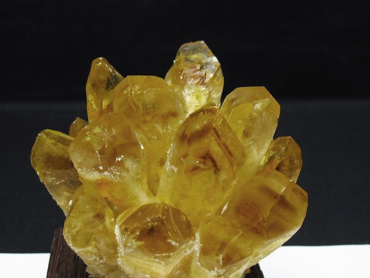 黄水晶 イエロークォーツ クラスター  [t802-6296] 2枚目