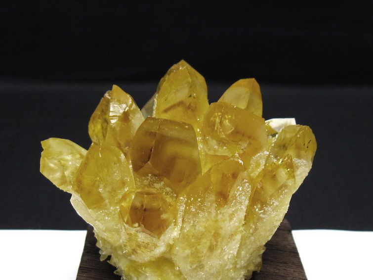 黄水晶 イエロークォーツ クラスター  [t802-6302] 2枚目