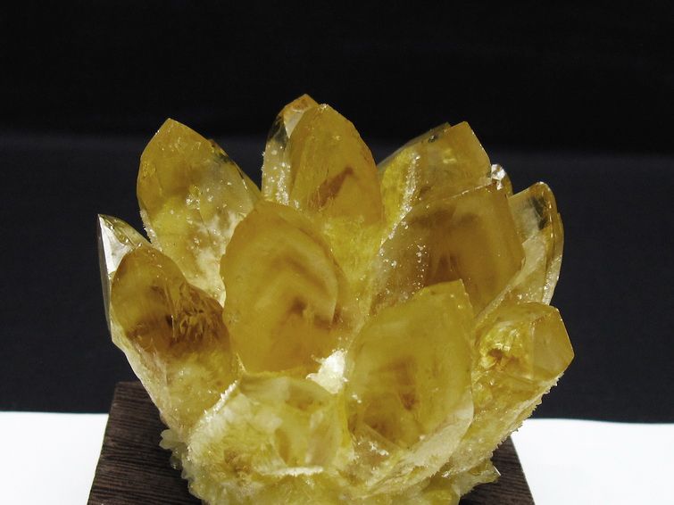 黄水晶 イエロークォーツ クラスター  [t802-6302] 3枚目