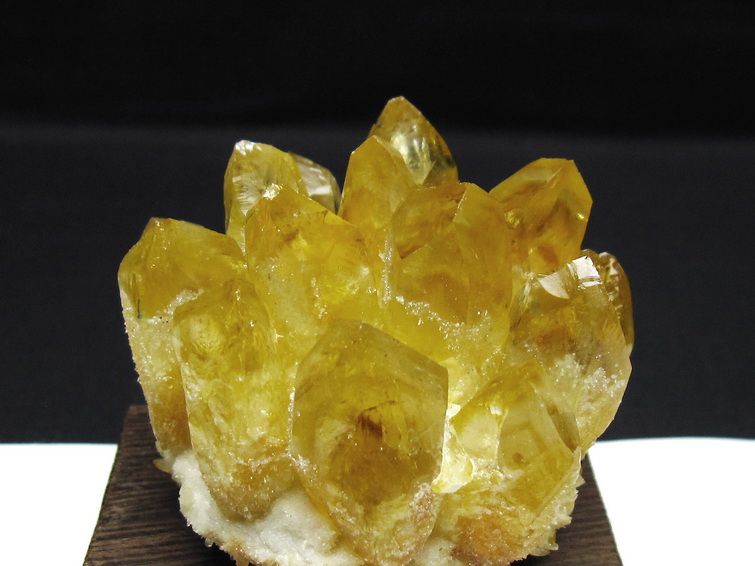 黄水晶 イエロークォーツ クラスター  [t802-6313] 2枚目