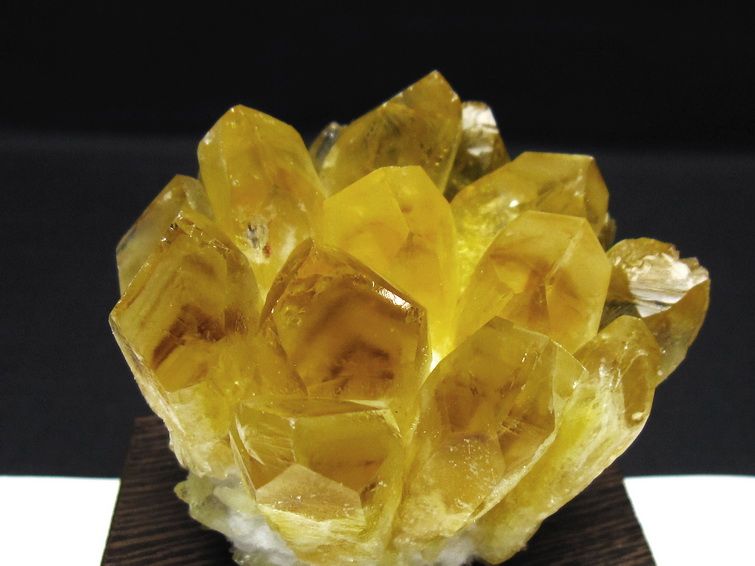 黄水晶 イエロークォーツ クラスター  [t802-6317] 3枚目