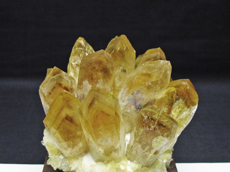 黄水晶 イエロークォーツ クラスター  [t802-6383] 2枚目