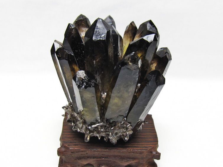 黒水晶 ブラッククォーツ クラスター [t802-6541] 1枚目