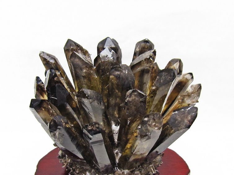 1.1Kg 黒水晶 ブラッククォーツ クラスター [t802-6568] 3枚目