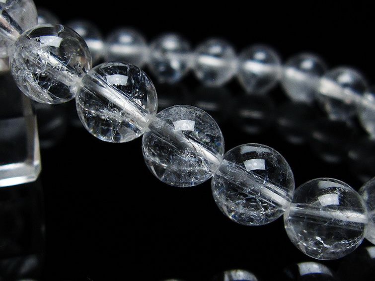 クラック水晶 ブレスレット 9mm [t82-10466] 3枚目