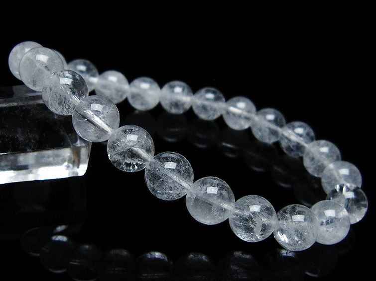 クラック水晶 ブレスレット 9mm [t82-10630] 1枚目