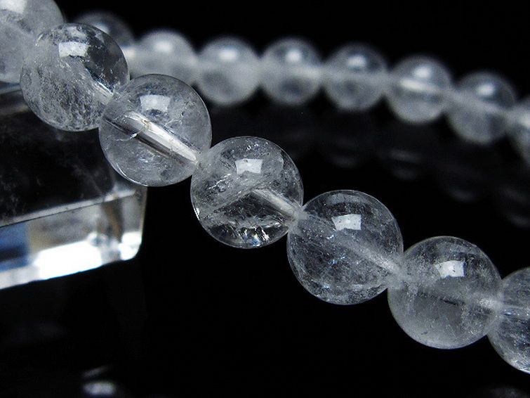 クラック水晶 ブレスレット 9mm [t82-10630] 3枚目