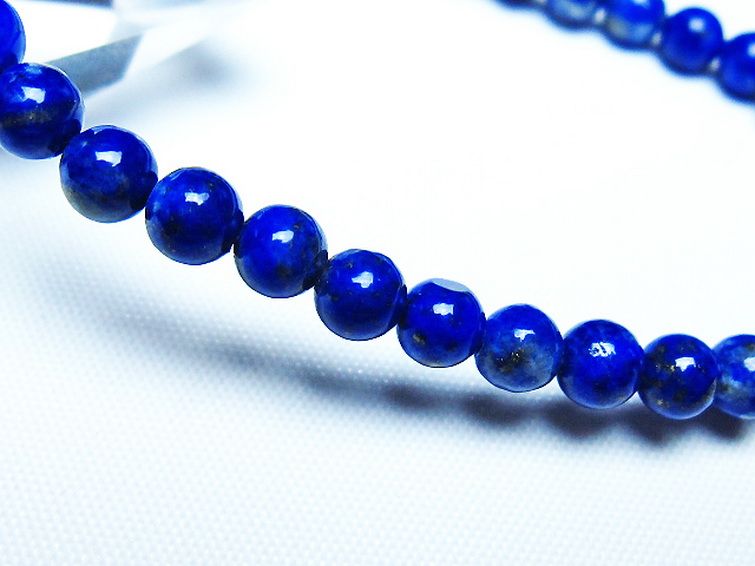 ラピスラズリ ブレスレット 5mm [T83-11266] 3枚目