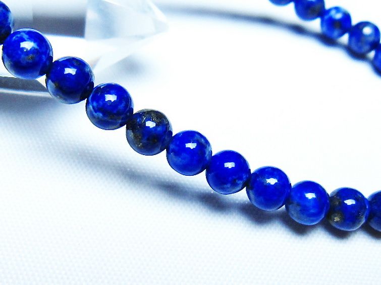 ラピスラズリ ブレスレット 5mm [T83-11271] 3枚目