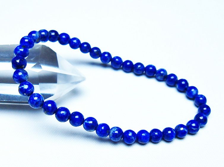 ラピスラズリ ブレスレット 5mm [t83-11272] 1枚目
