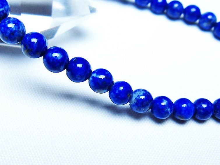 ラピスラズリ ブレスレット 5mm [t83-11272] 3枚目