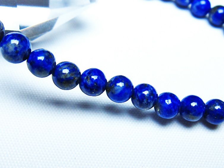 ラピスラズリ ブレスレット 5mm [t83-11283] 3枚目