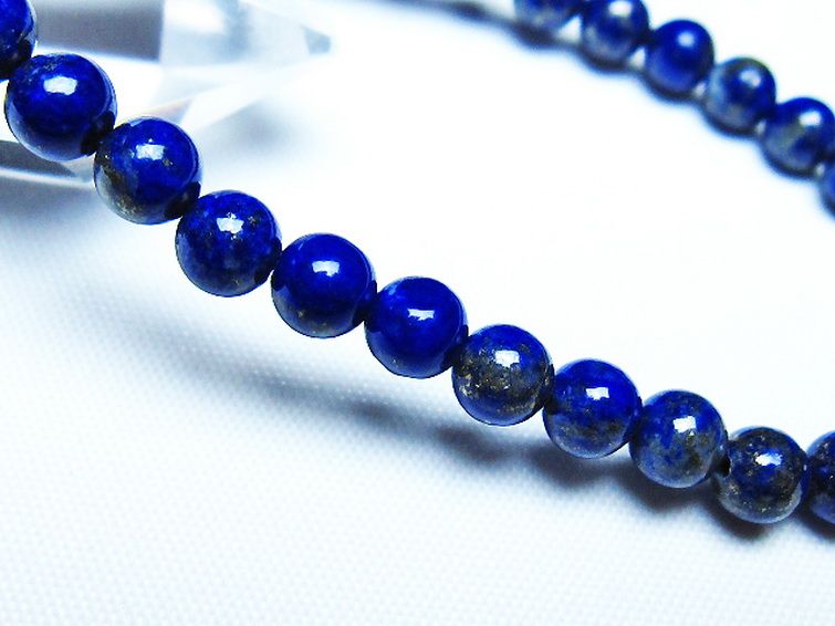 ラピスラズリ ブレスレット 5mm [T83-11294] 3枚目