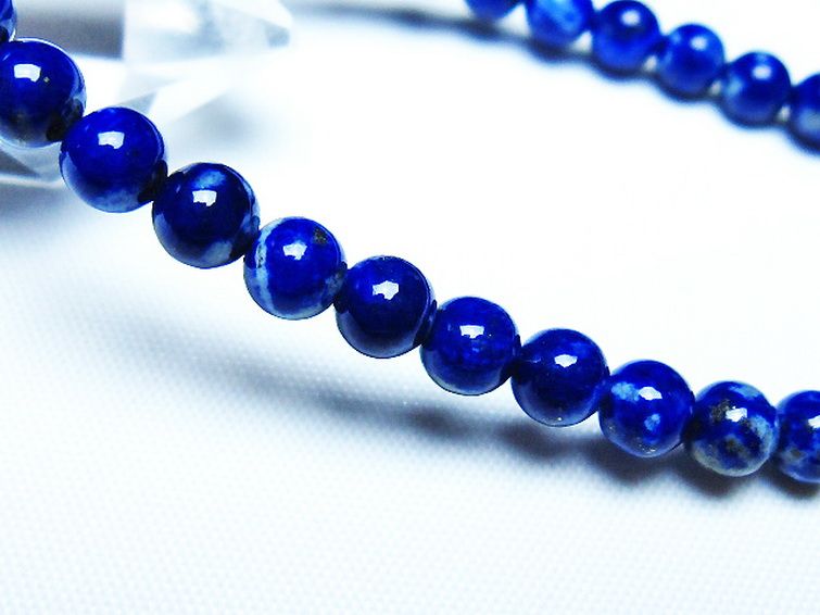 ラピスラズリ ブレスレット 5mm [T83-11303] 3枚目