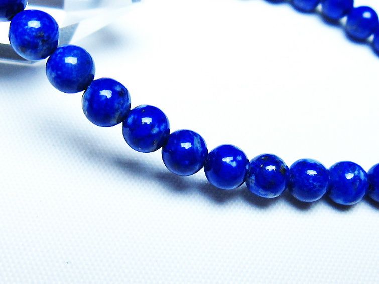 ラピスラズリ ブレスレット 5mm [T83-11309] 3枚目