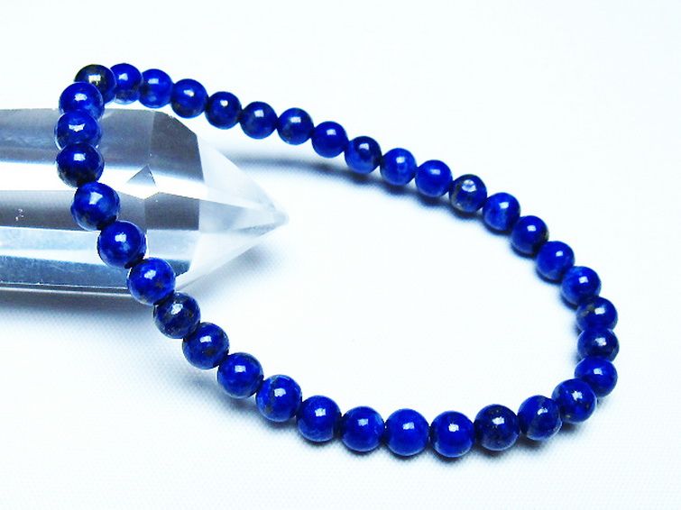 ラピスラズリ ブレスレット 5mm [t83-11319] 1枚目