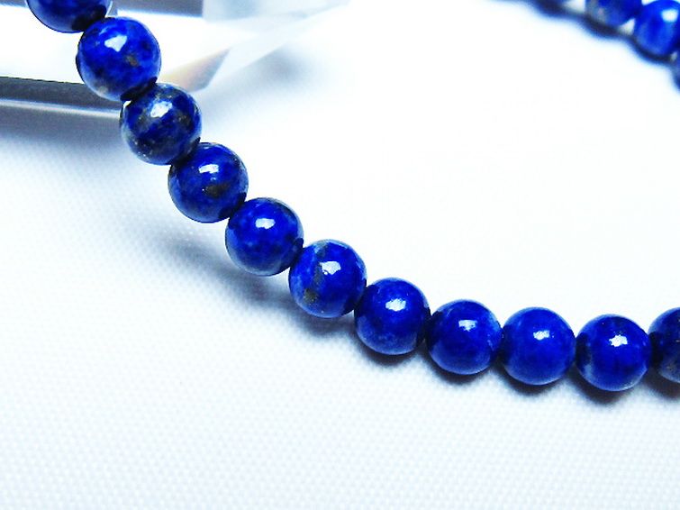ラピスラズリ ブレスレット 5mm [t83-11319] 3枚目
