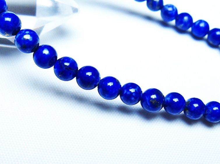 ラピスラズリ ブレスレット 5mm [T83-11331] 3枚目