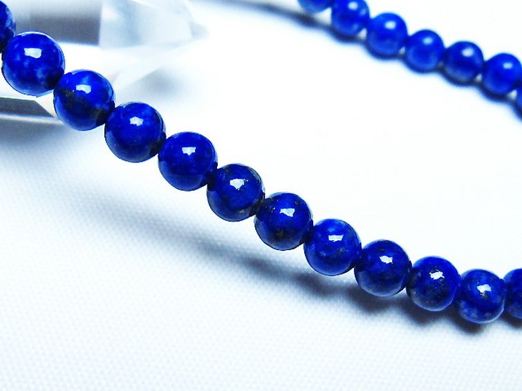 ラピスラズリ ブレスレット 5mm [T83-11345] 3枚目