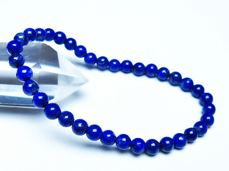 ラピスラズリ ブレスレット 5mm [t83-11348] 1枚目