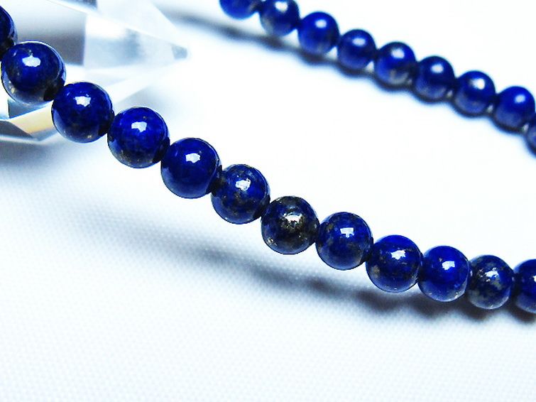 ラピスラズリ ブレスレット 5mm [T83-11354] 3枚目