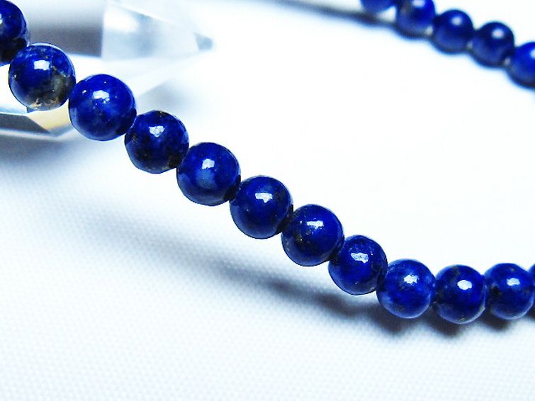 ラピスラズリ ブレスレット 5mm [T83-11355] 3枚目