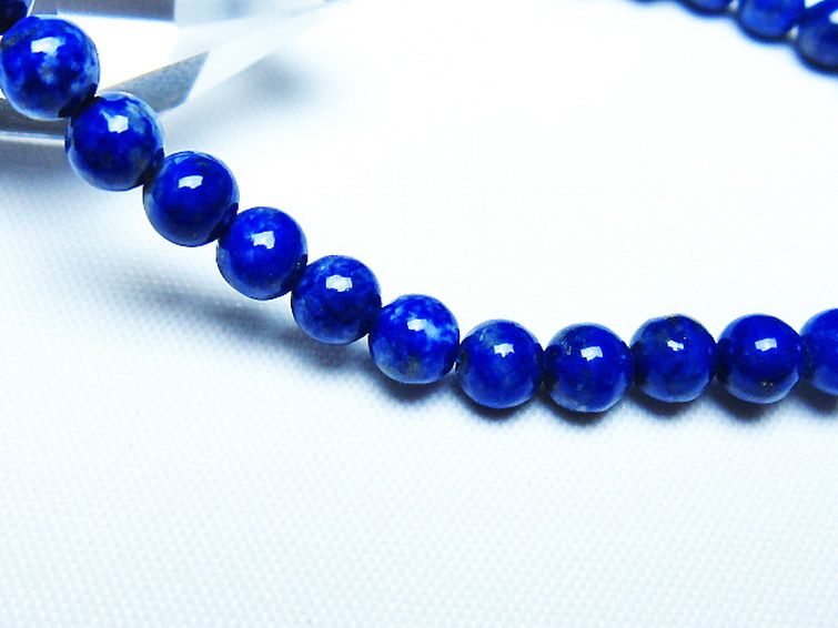 ラピスラズリ ブレスレット 5mm [T83-11363] 3枚目