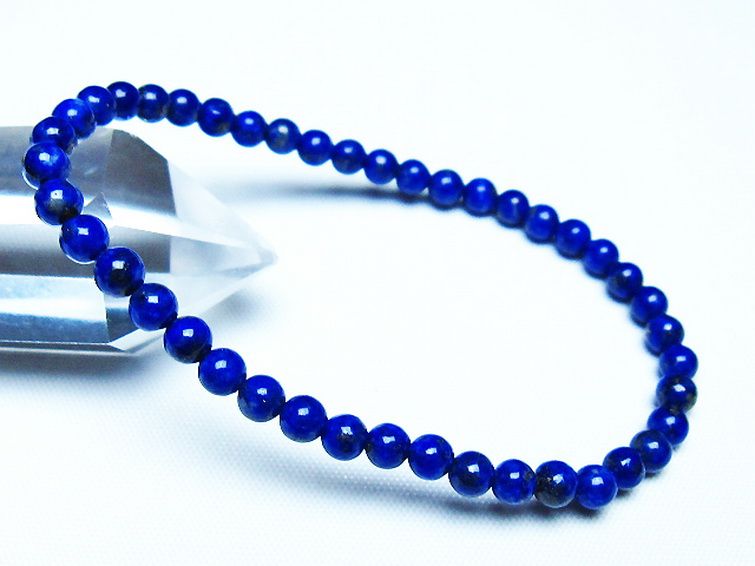 ラピスラズリ ブレスレット 4mm [T83-11366] 1枚目