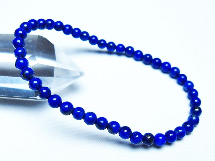 ラピスラズリ ブレスレット 4mm [T83-11368] 1枚目