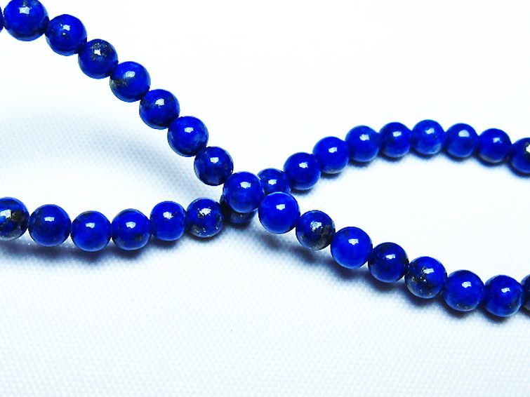 ラピスラズリ ブレスレット 4mm [T83-11368] 2枚目
