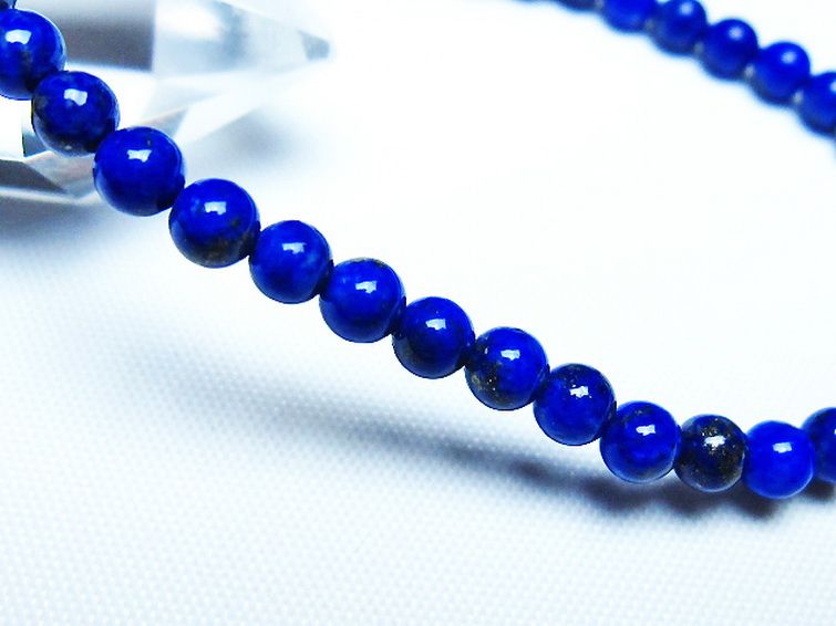ラピスラズリ ブレスレット 4mm [T83-11368] 3枚目