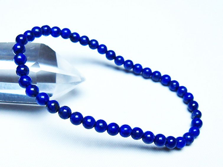 ラピスラズリ ブレスレット 4mm [T83-11372] 1枚目